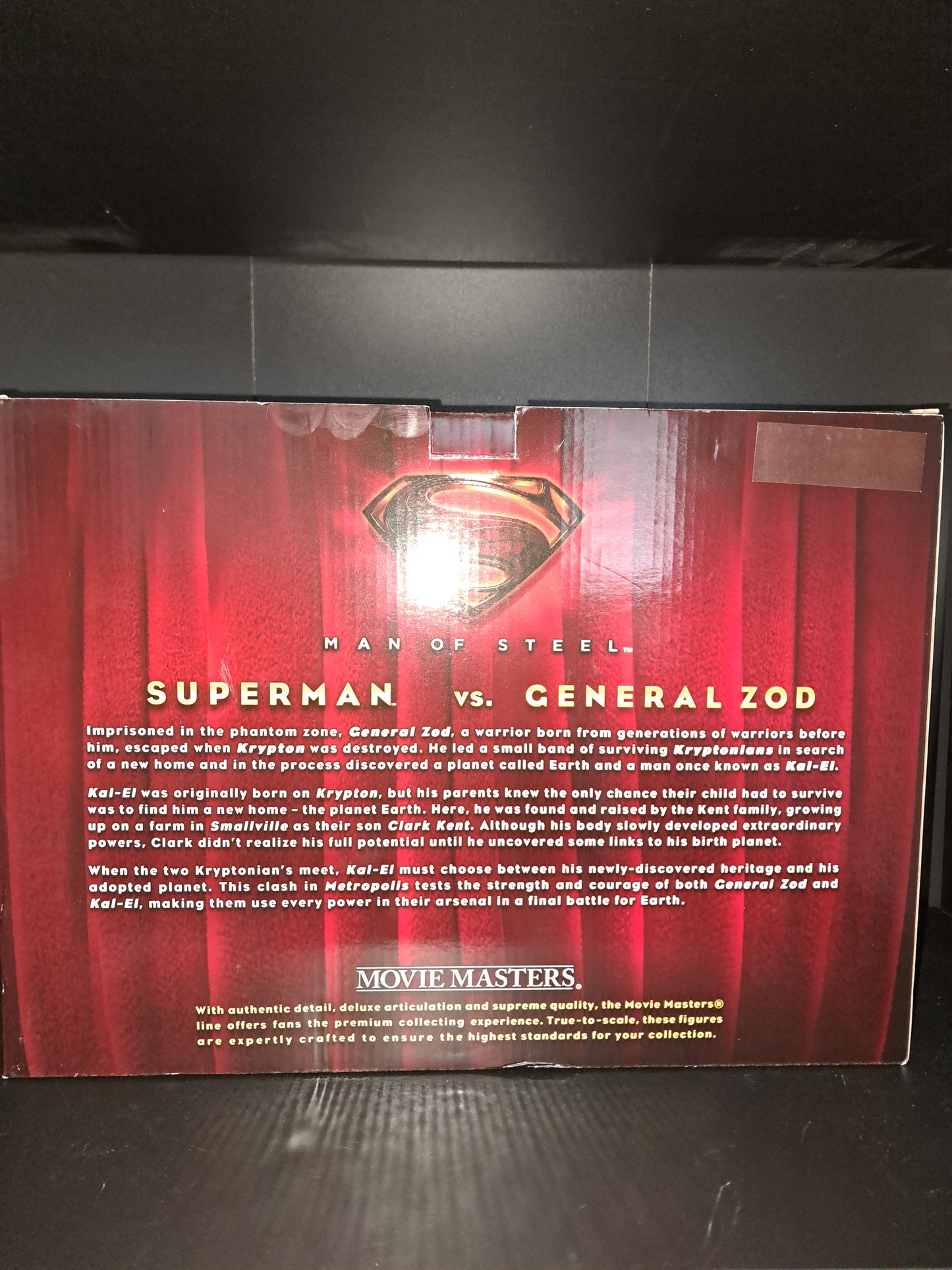 SDCC 2013 DC Man of Steel Movie Masters Superman vs General Zod Movie