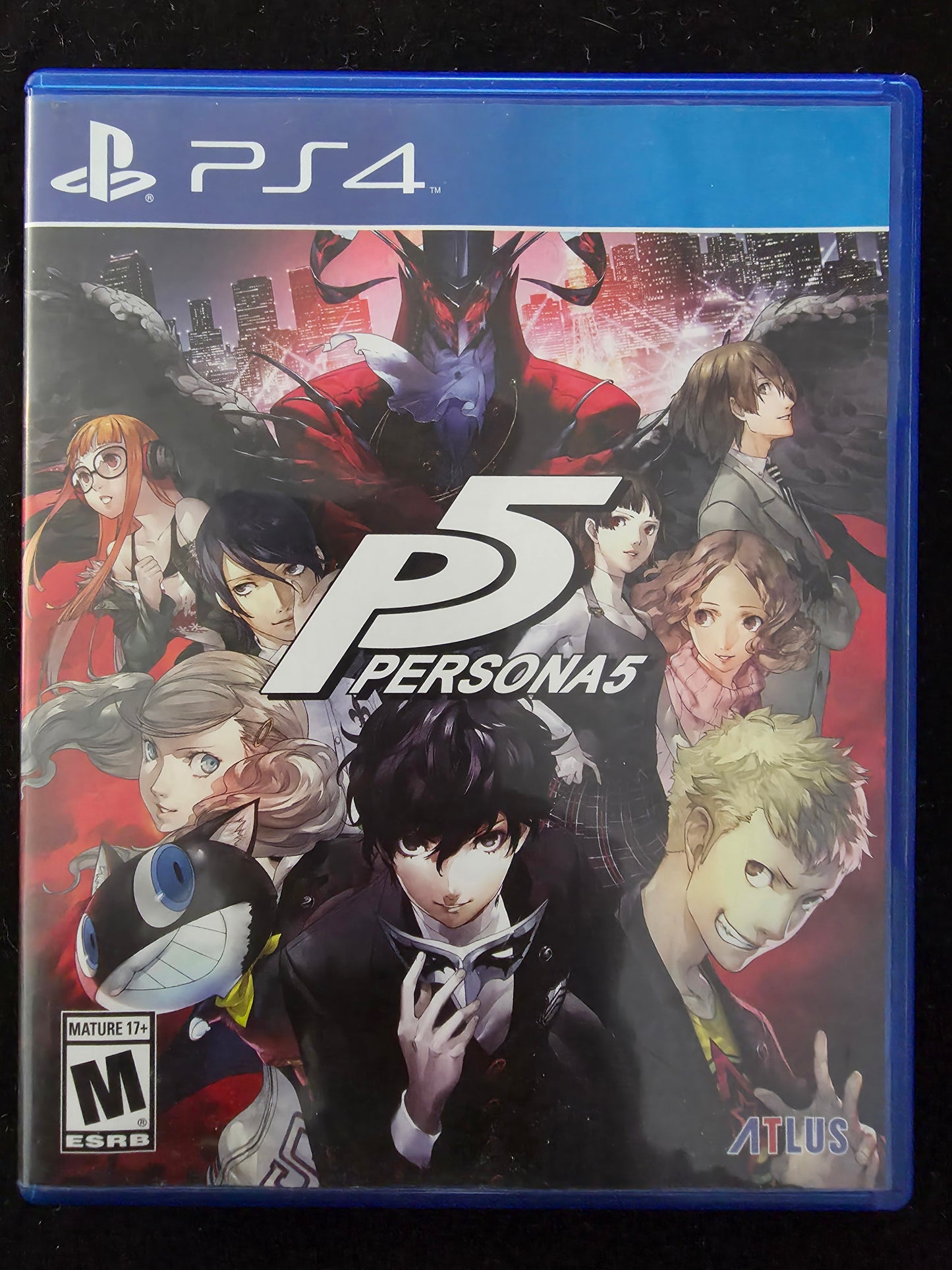 Persona 5 P5 (Sony PlayStation 4, 2017) PS4 Blue Label