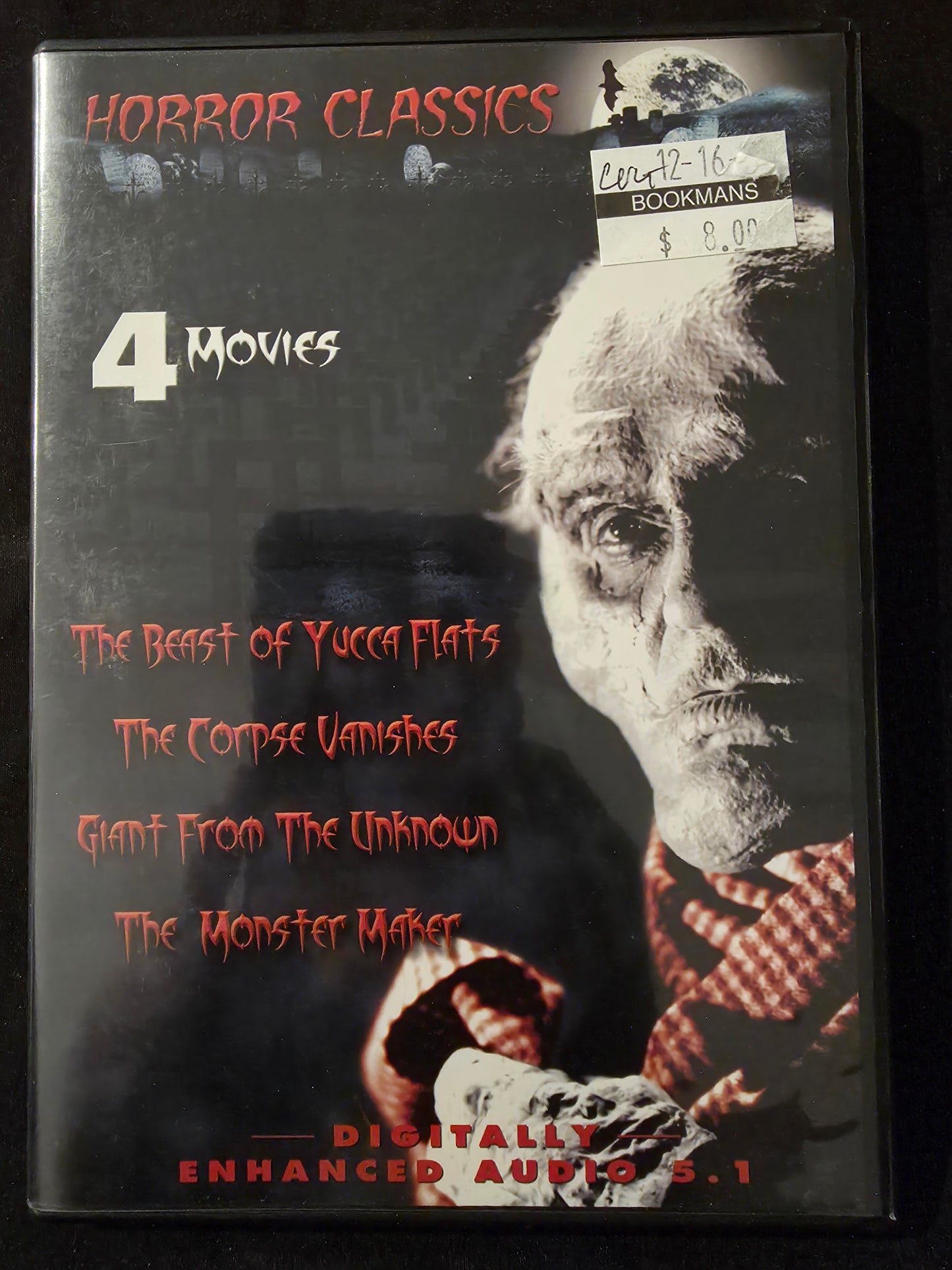 Horror Classics 4 Movies DVD the Beast of Yucca Flats