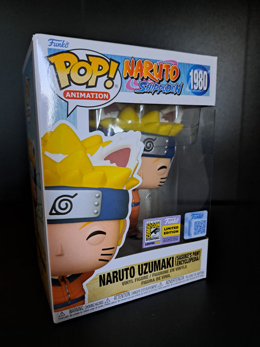 Funko POP Kitty Naruto SDCC Comic-Con 2025 exclusive Sticker Paw Encyclopedia