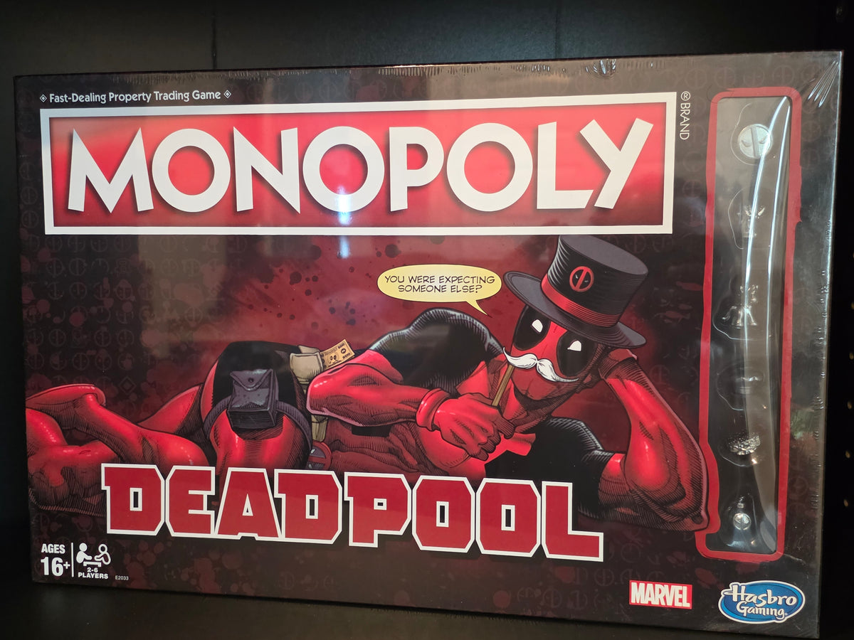 Deadpool Monopoly Board Game Parker Brothers Hasbro Marvel 2017 NEW