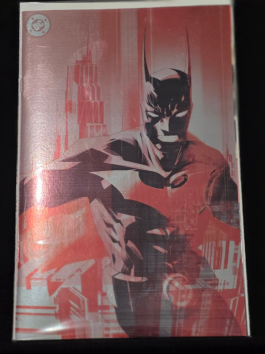 BATMAN STATIC BEYOND #1 DUSTIN NGUYEN VIRGIN FOIL VARIANT BATMAN 1