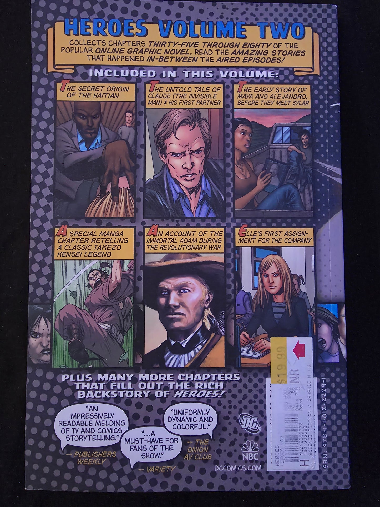 Heroes Volume 2 - Jan 2009 - NBC TV - DC Comics (HC13)