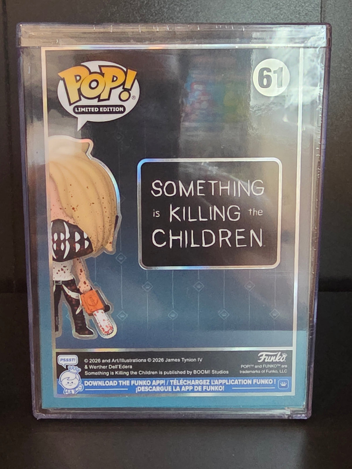 Funko POP! Erica Slaughter #61 NYCC 2026 LE 3500 Something Is Killing Children W/Protecter