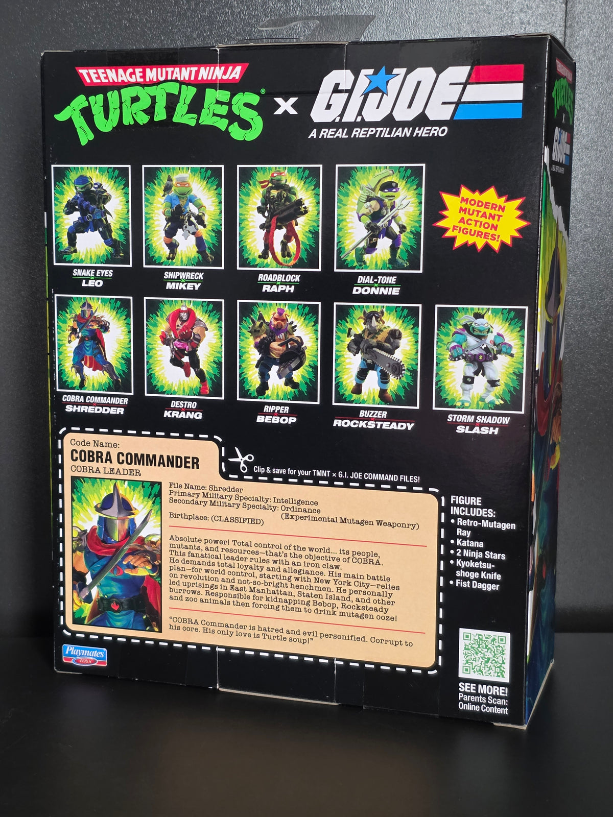 TMNT x G.I. Joe - Cobra Commander x Shredder Figure Playmates