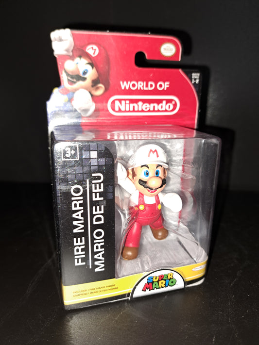 World of Nintendo Fire Mario 2.5" Figure JAKKS Series 1-1