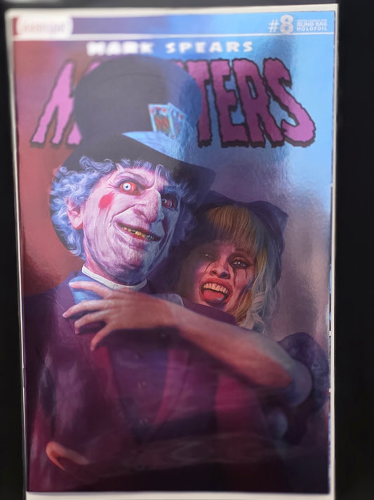 Mark Spears Monsters #8 - A-45 - 1:300 - Foil Variant Cover - Keenspot 2025