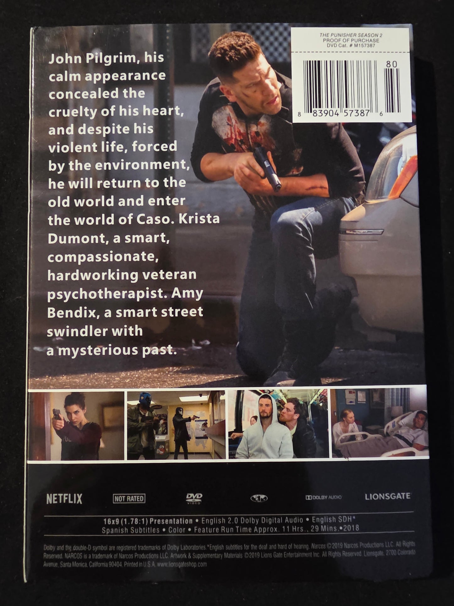 Marvel The Punisher (DVD, 2019) Complete Second Season (3-disc Set) Netflix