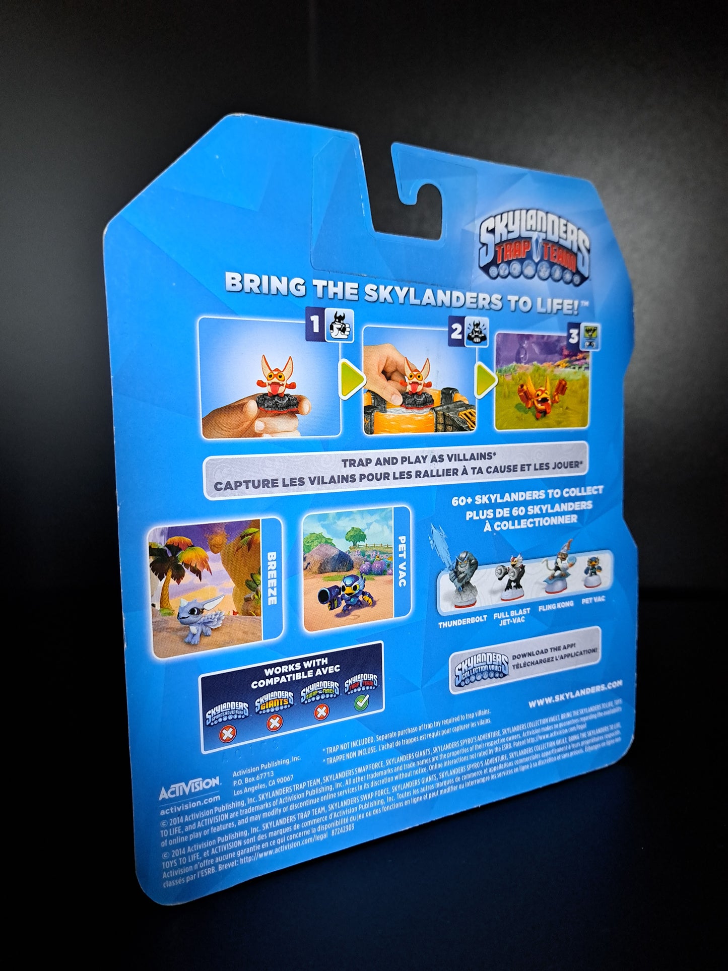Skylanders Trap Team Minis Breeze And Pet Vac Super Rare