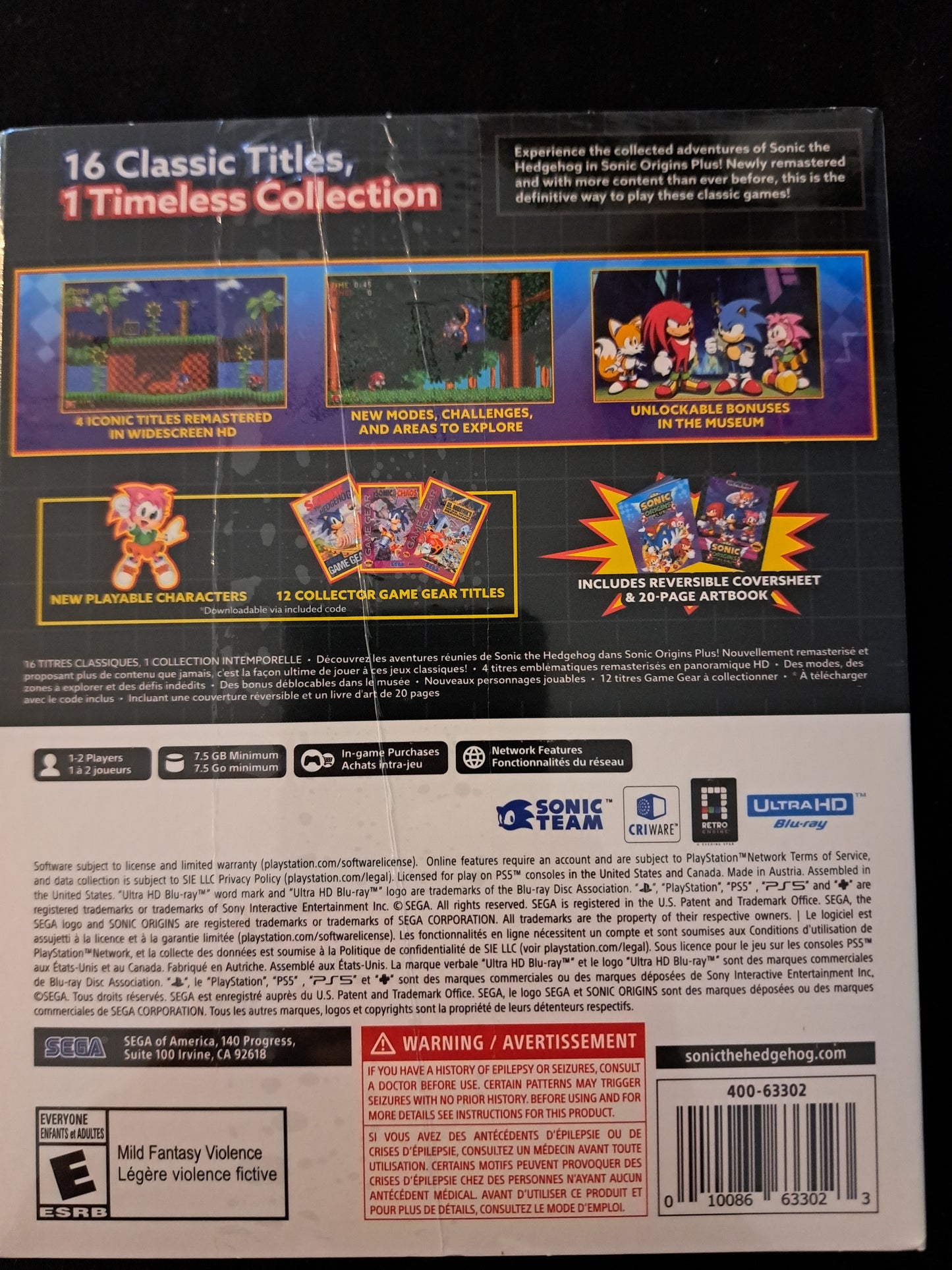 Sonic Origins Plus - Sony PlayStation 5