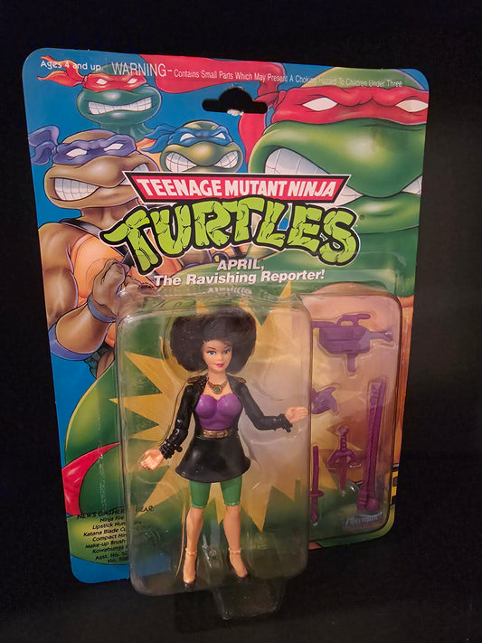 1989 Playmates TMNT April the Ravishing Reporter A