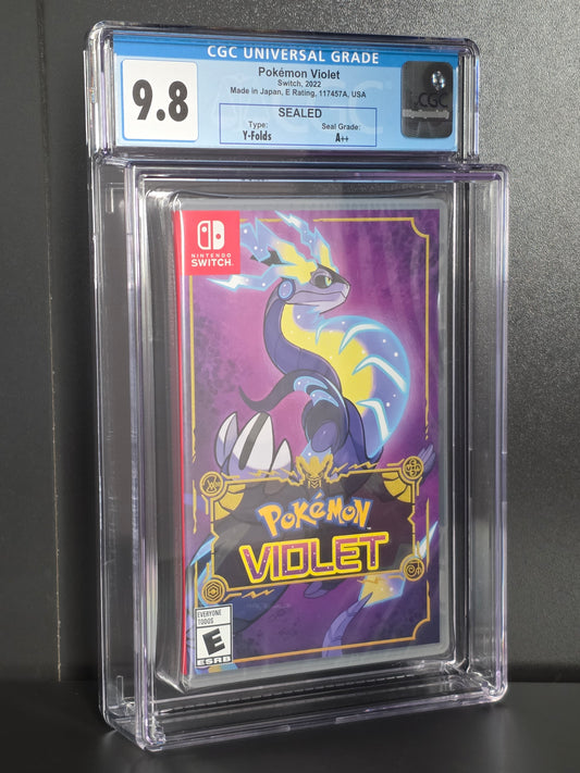 CGC Graded 9.8 A++ Pokemon Violet Nintendo Switch