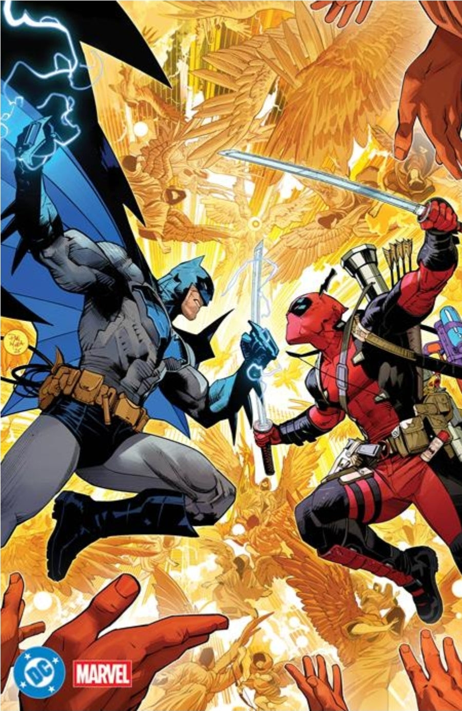 DC MARVEL BATMAN DEADPOOL #1 (ONE SHOT) DAN MORA FOIL VAR – Geeked Out ...