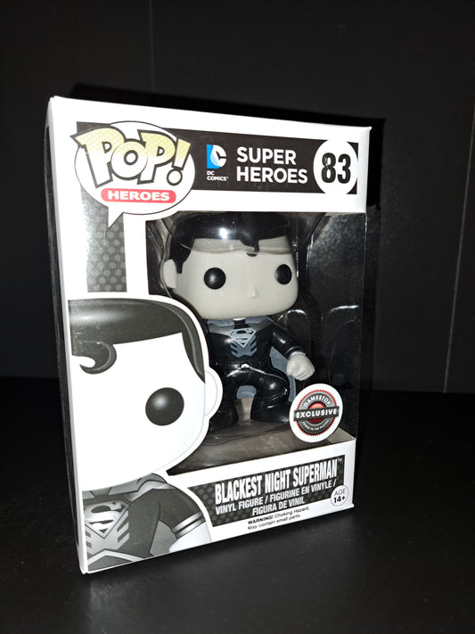 Funko Pop! Vinyl: DC Universe-Superman(Blackest Night) - GameStop(Exclusive) #83