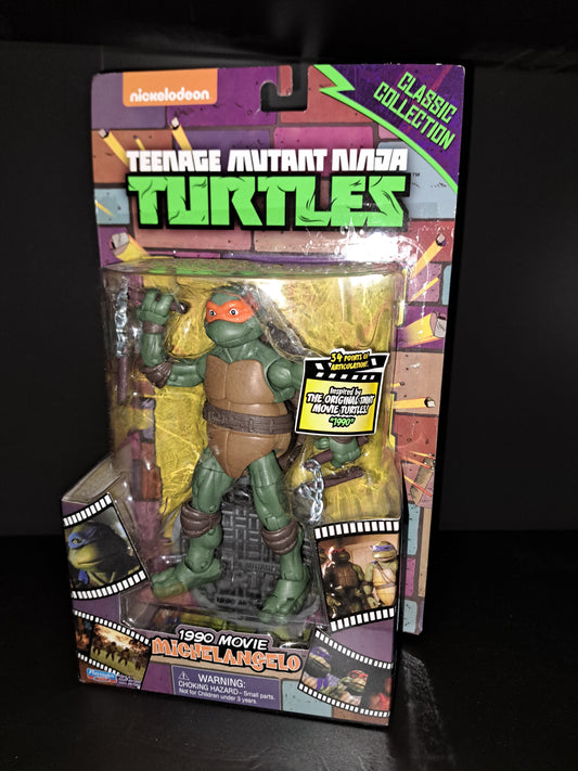 Playmates Teenage Mutant Ninja Turtles 1990 Movie Michelangelo Figure 2014