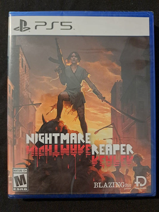 NIGHTMARE REAPER New PS5 Game PlayStation 5 ESRB Release Limited Run #098
