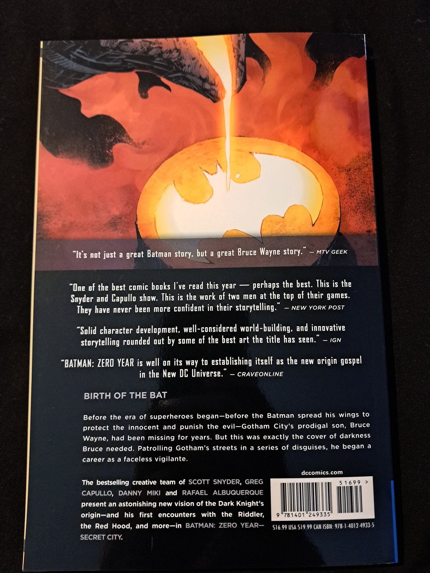 Batman, Vol 4: Zero Year-Secret City TPB (DC, 2014) 3rd Printing