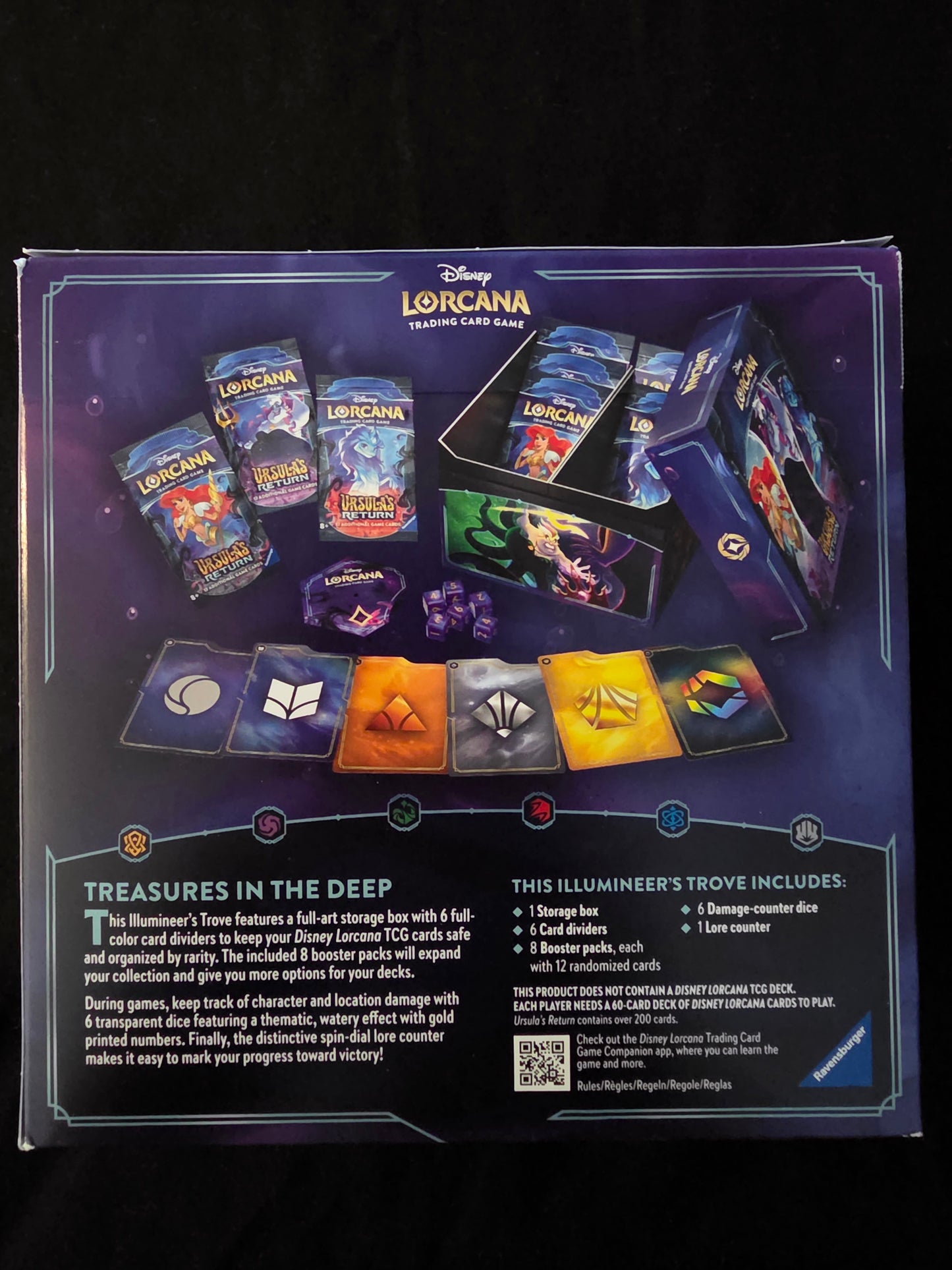 Lorcana Card Game,  Ursula's Return,  Illumineer's Trove