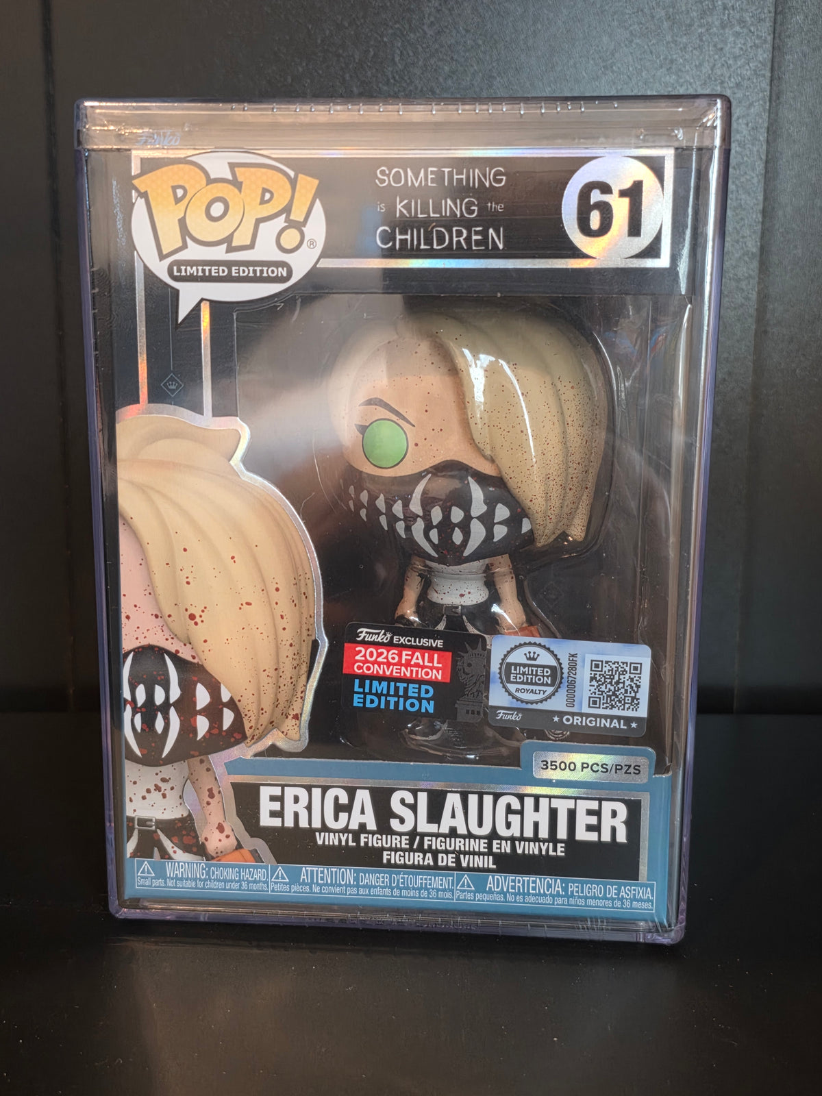 Funko POP! Erica Slaughter #61 NYCC 2026 LE 3500 Something Is Killing Children W/Protecter
