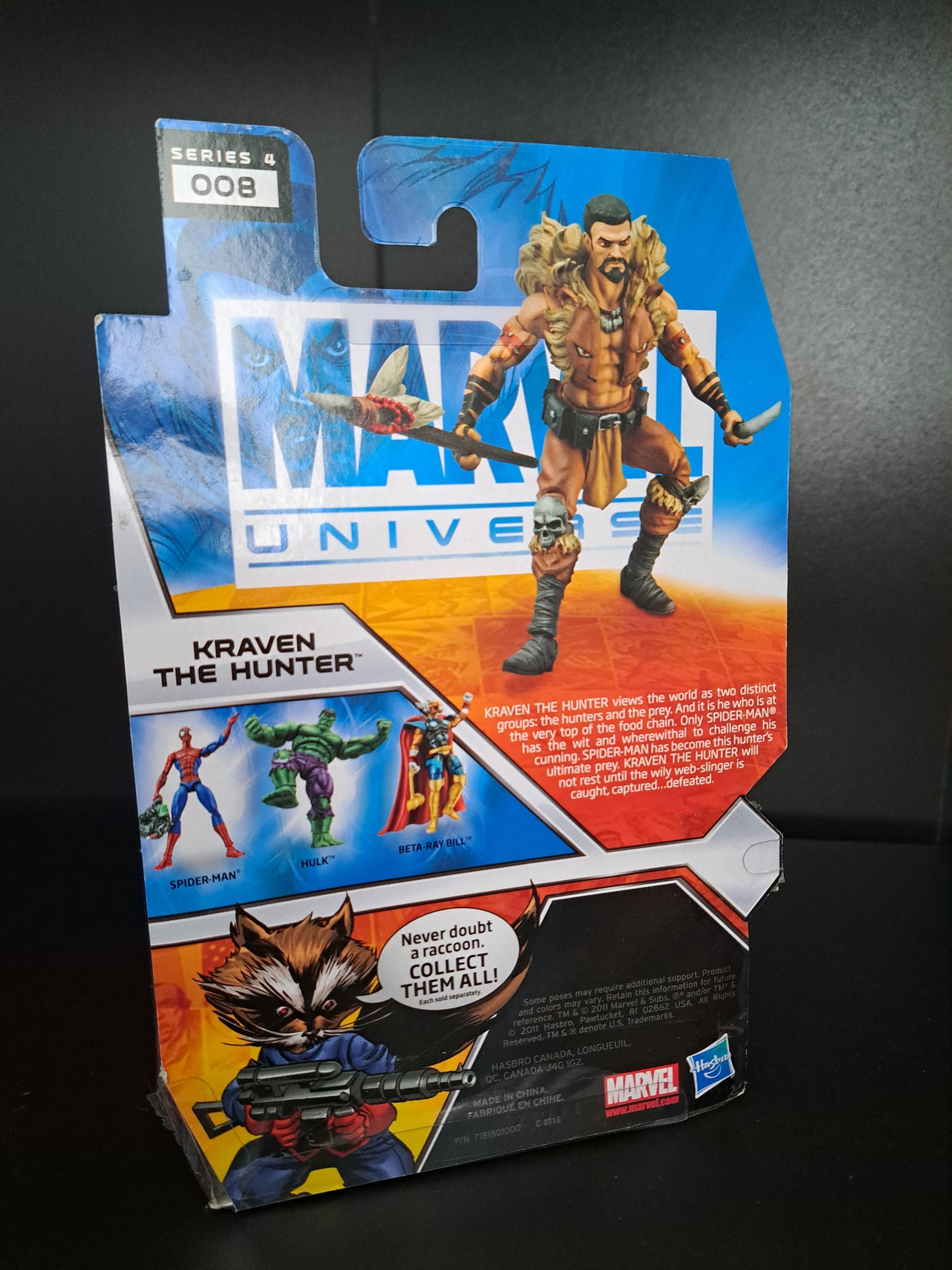 Marvel Universe Series 4 #008 Kraven The Hunter 3.75” Action Figure