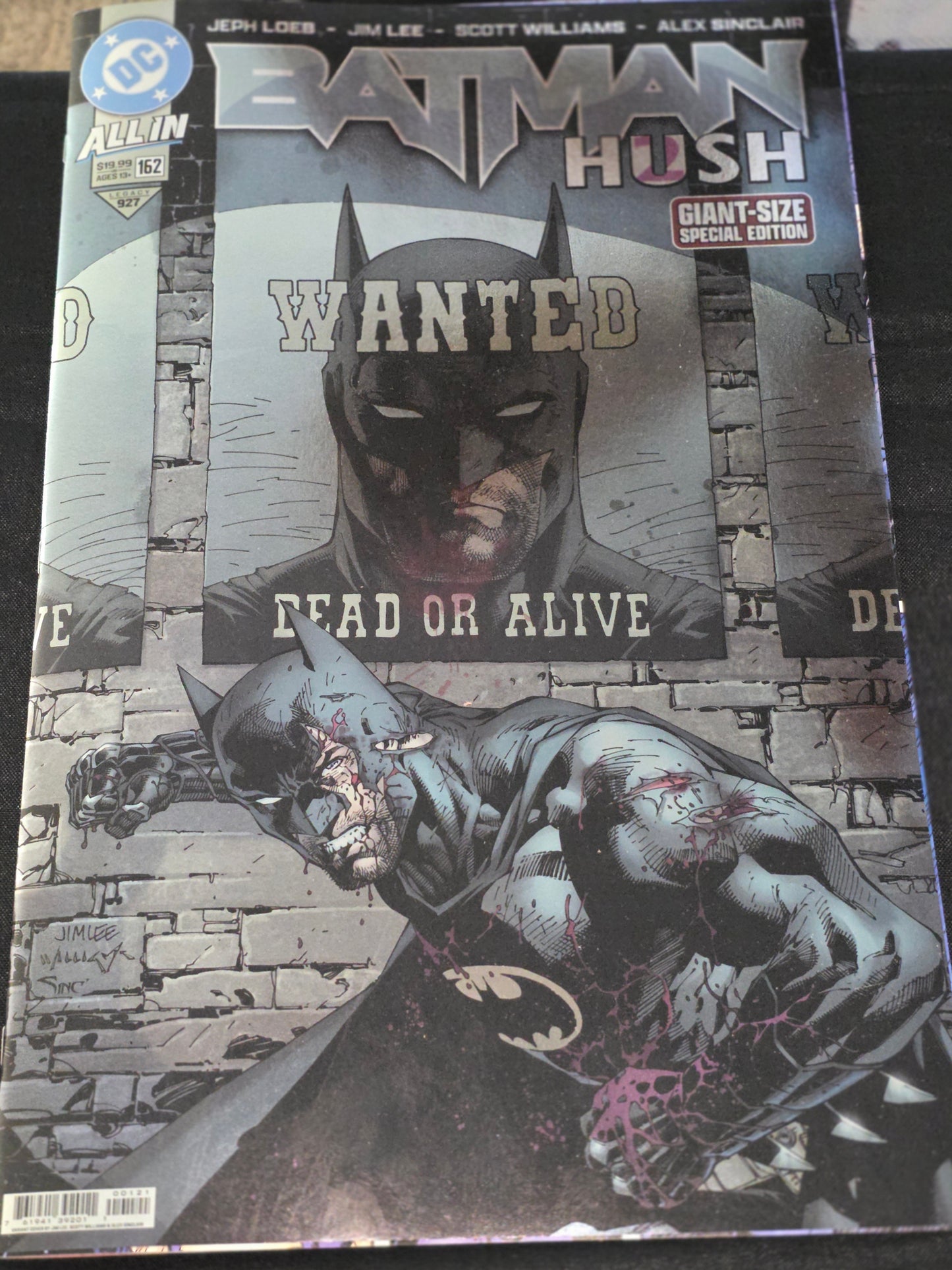 DC Batman #162 Hush 2 Giant-Size  Foil Covers Jim Lee
