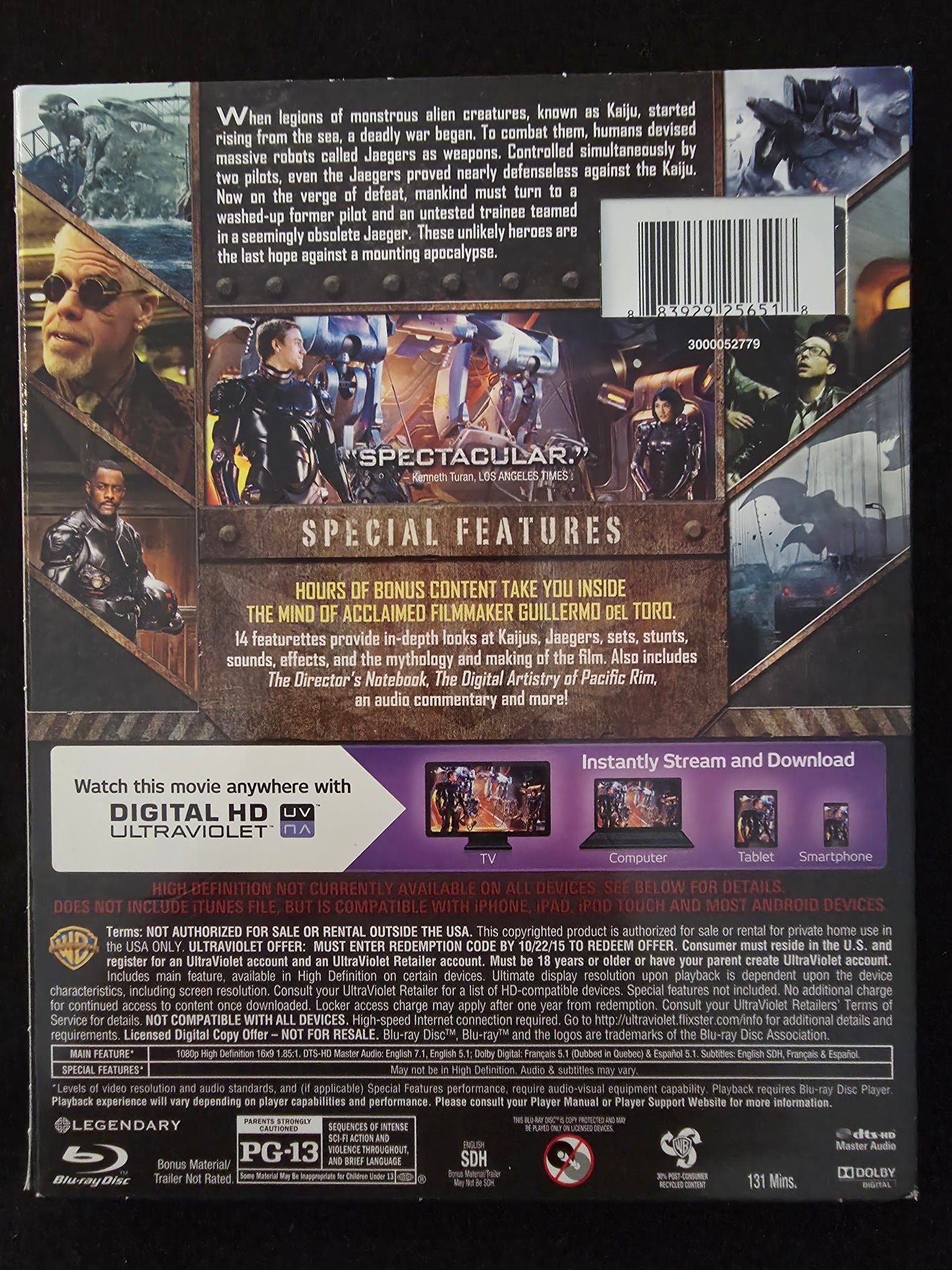 Pacific Rim Blu-ray lenticular slipcover