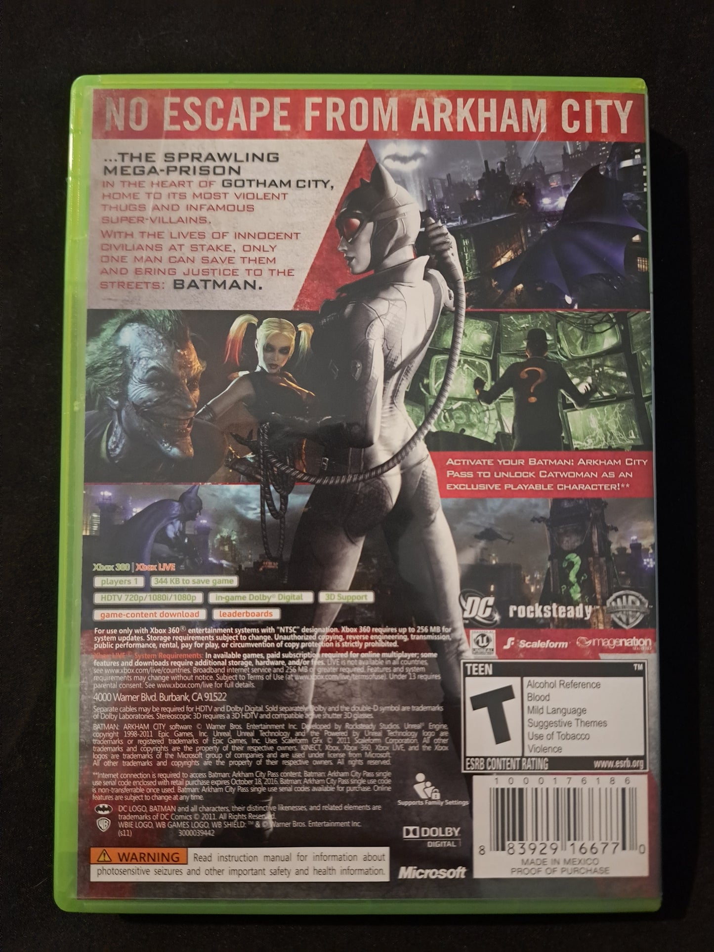 Batman Arkham City Xbox 360 - Complete CIB