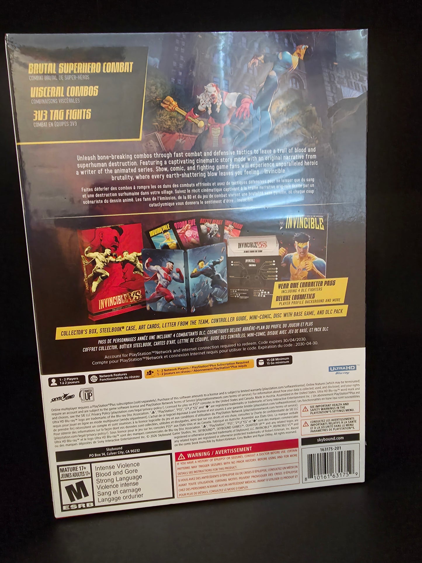 INVINCIBLE VS PS5 COLLECTORS EDITION BUNDLE NEW