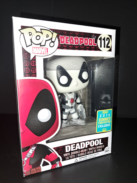 Funko Pop Deadpool White Thumbs Up SDCC 2016 Summer Convention Exclusive 112