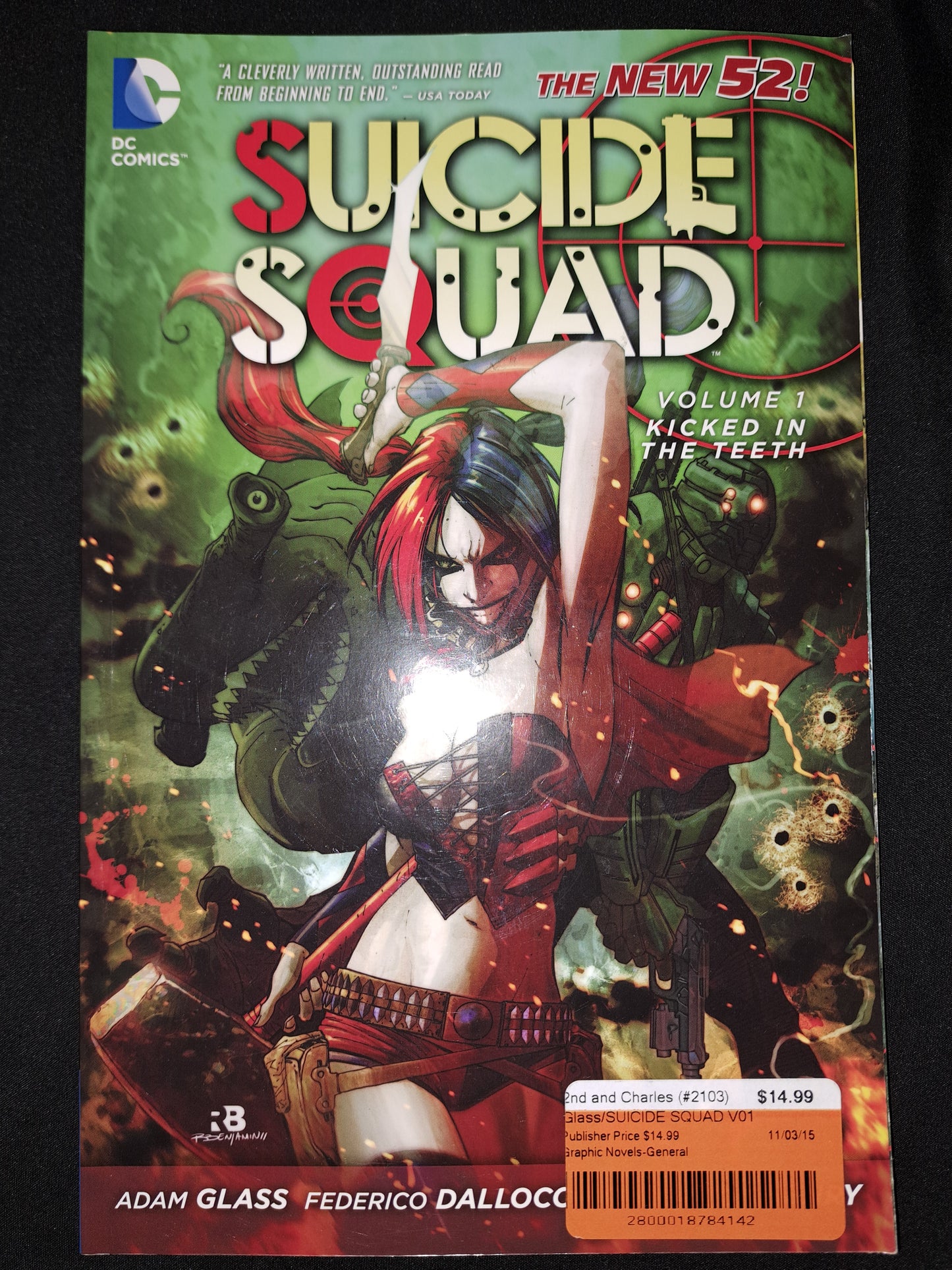 2012 DC New Suicide Squad Kicked In The Teeth #1 Paperback