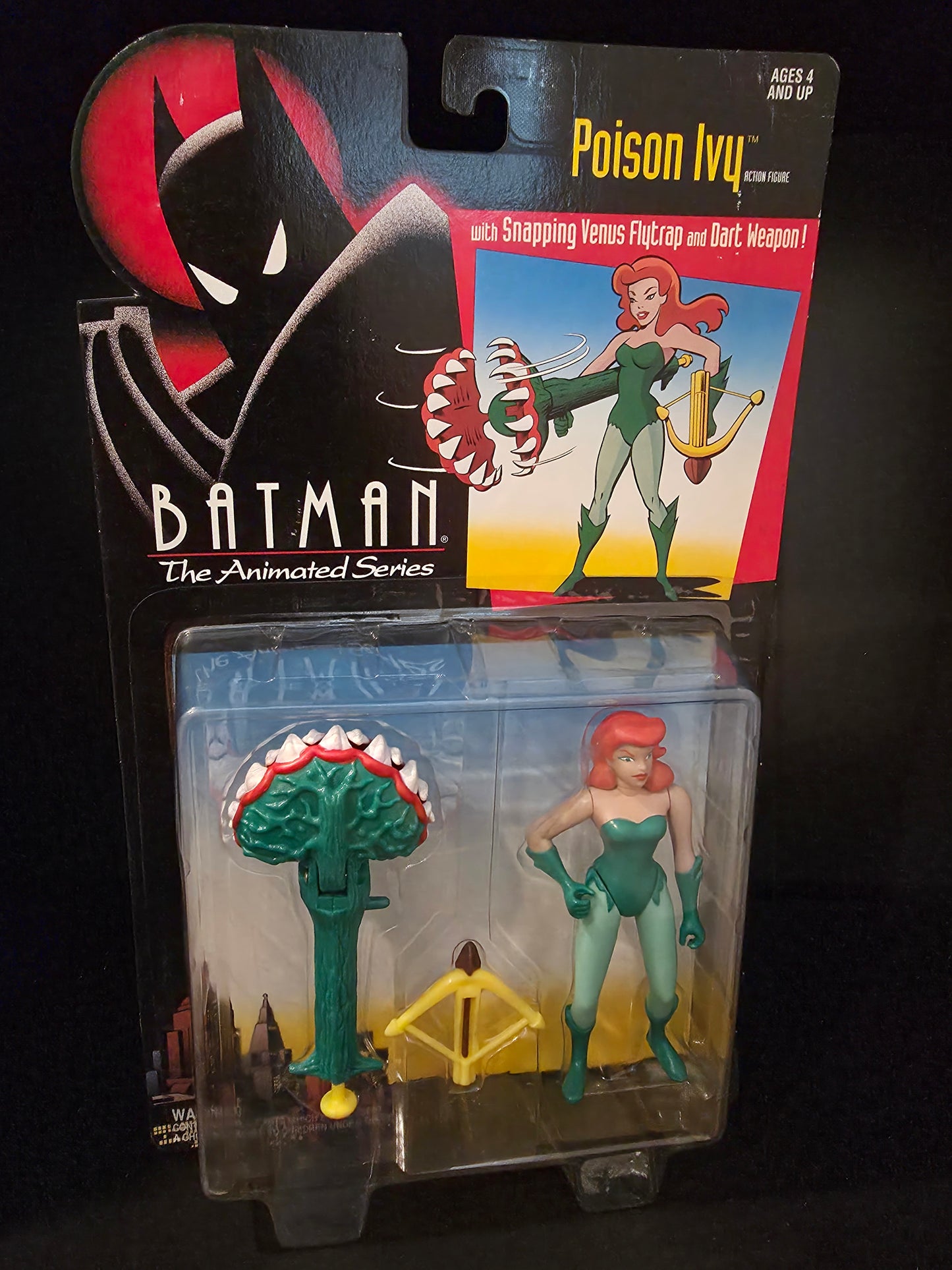 Vtg 1993 DC Comics Poison Ivy Action Figure Batman Animated Series NEW Sealed