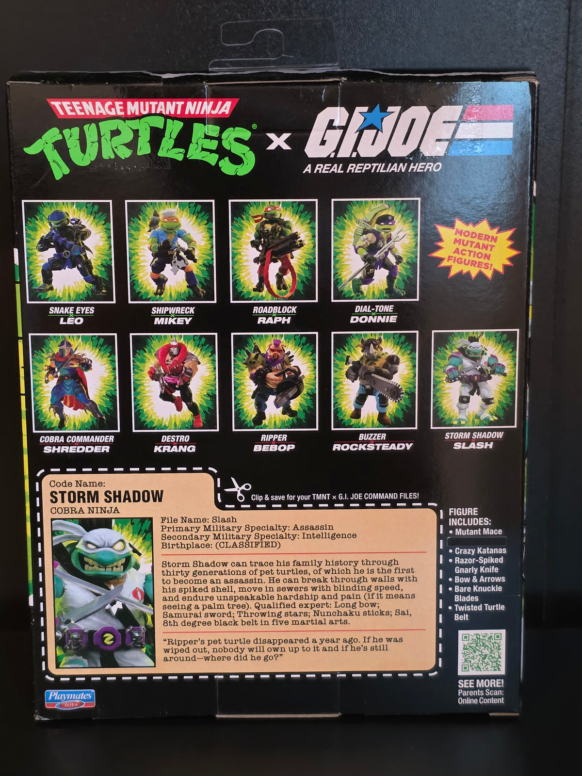 NEW 2026 TMNT x GI Joe STORM SHADOW x SLASH Playmates Toys