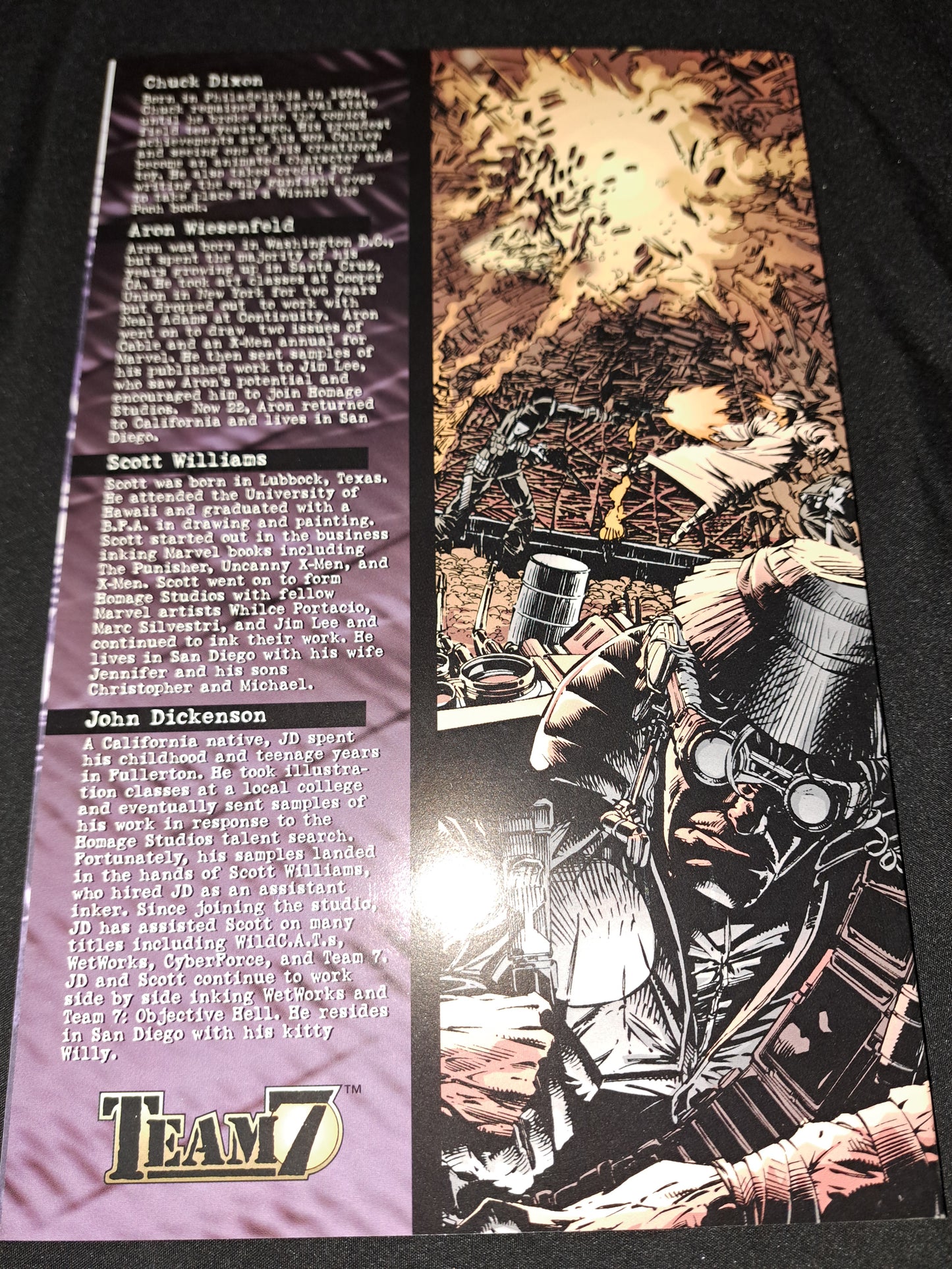 Team 7 Dixon Wiesenfeld Scott JD Williams Graphic Novel