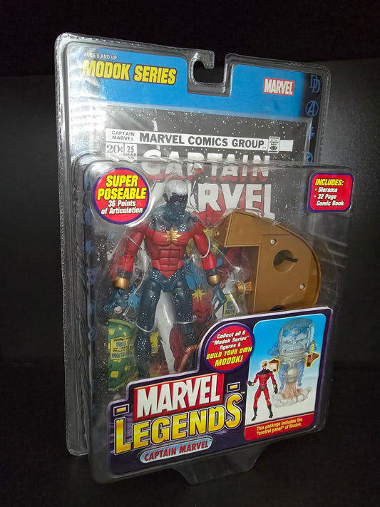 Marvel Legends Captain Marvel Modok Series BAF Action Build A Figure Toy Biz New