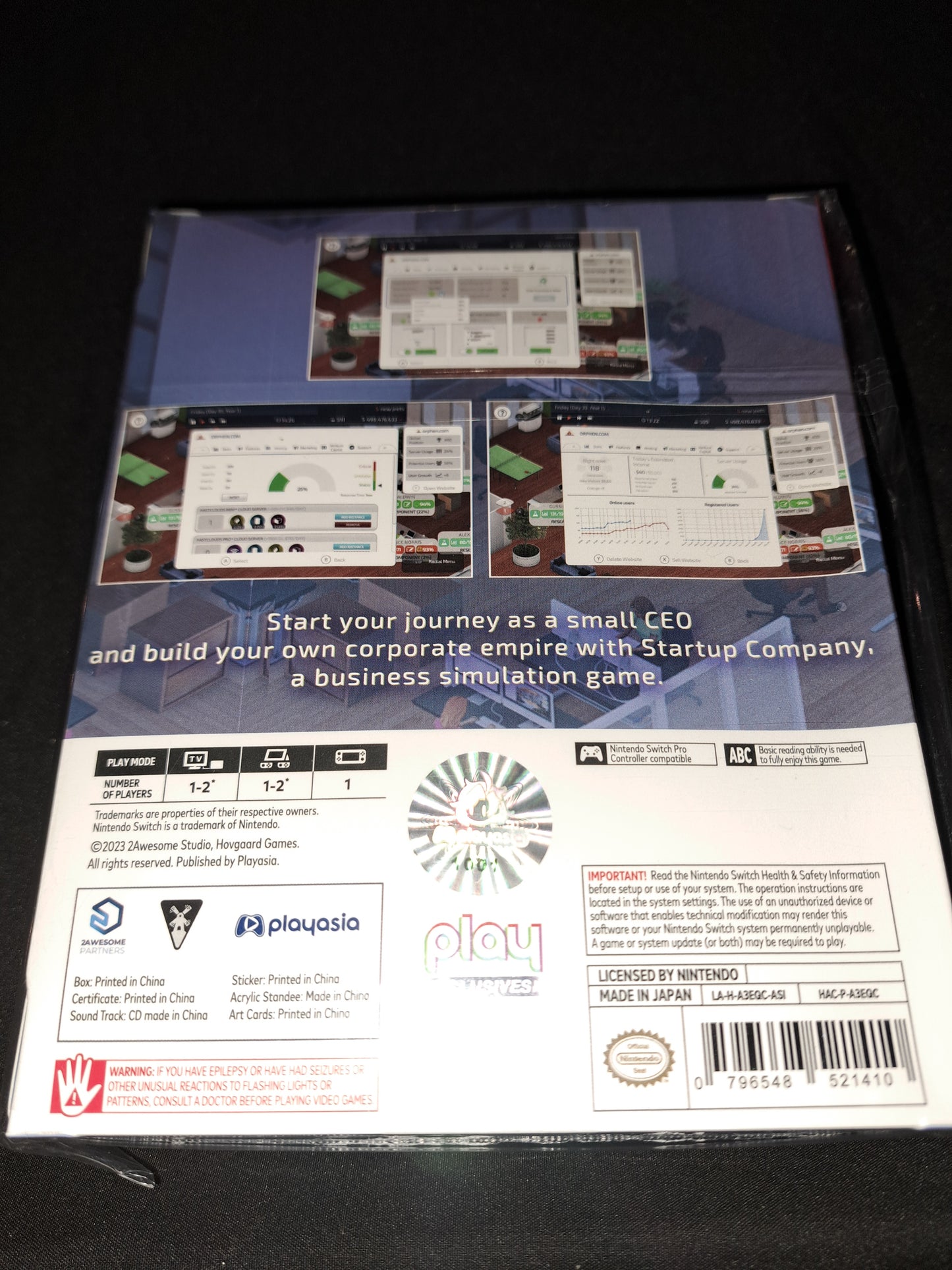 Nintendo Switch Startup Company Console Edition Limited Edition -