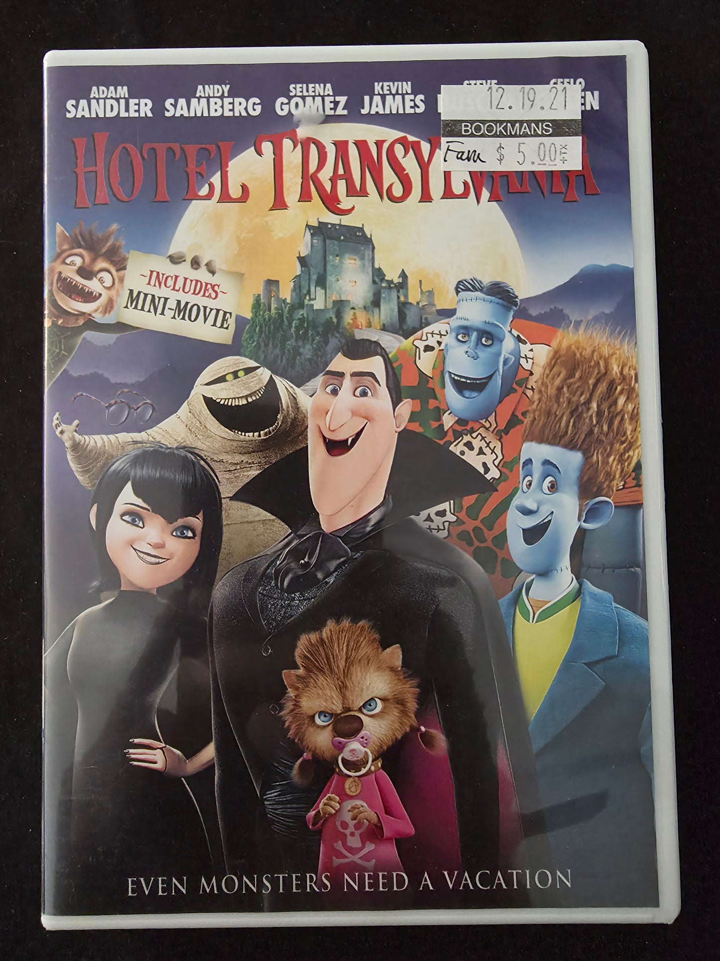 Hotel Transylvania (DVD, 2012) Adam Sandler. Selena Gomez. Kevin James. Comedy