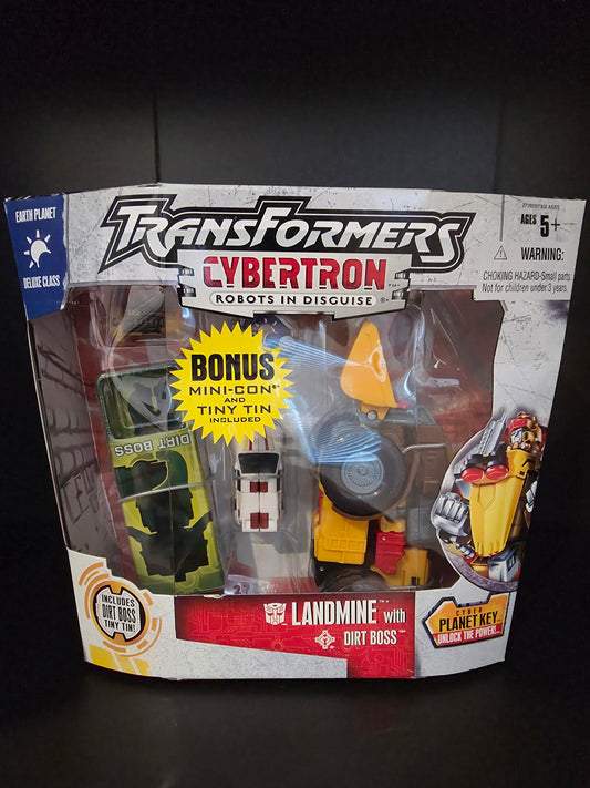 Transformers Cybertron LANDMIND Dirt Boss & Cyber Plant Key New Factory Sealed