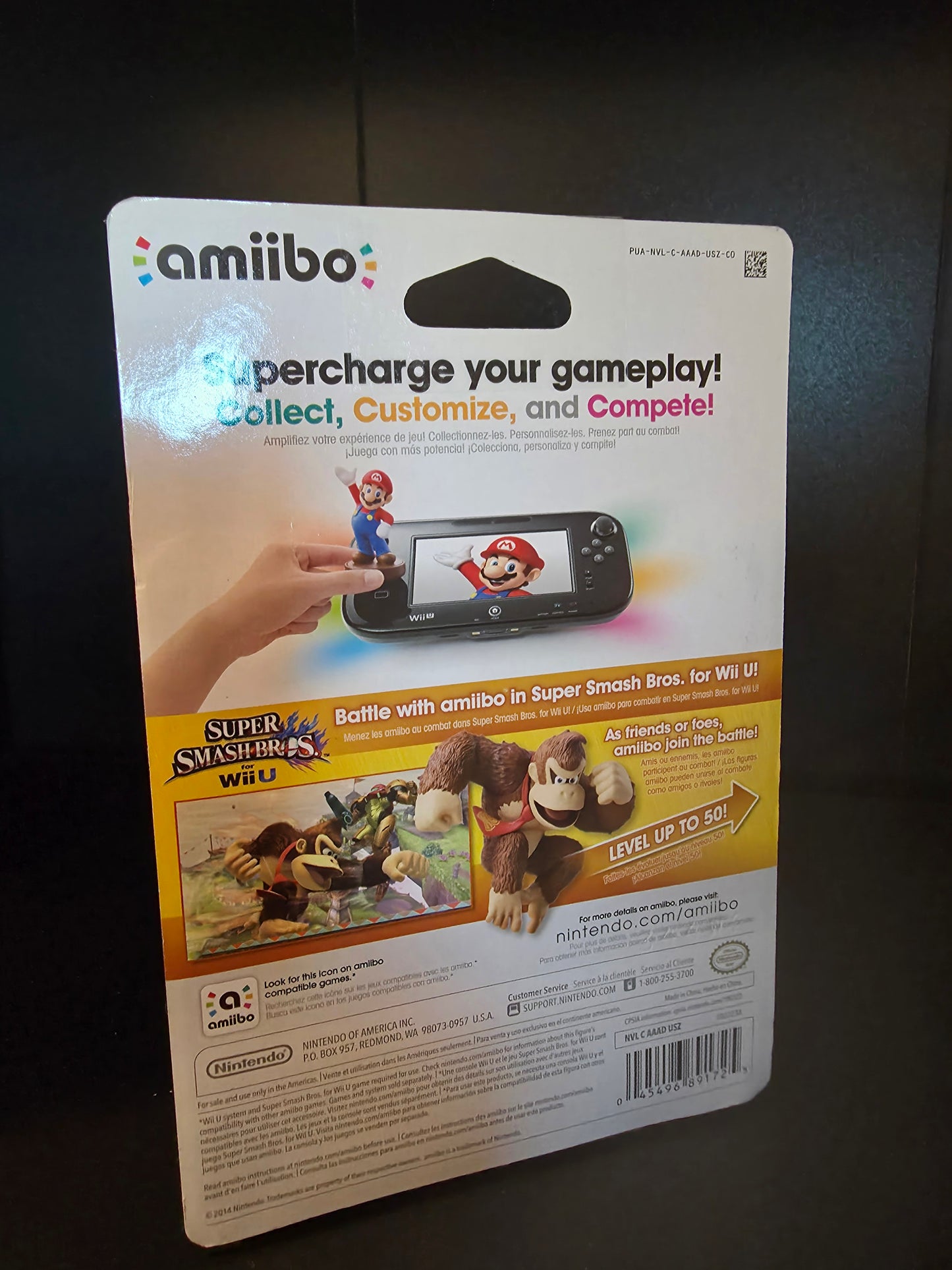 Donkey Kong (U.S. 1st Edition) - Super Smash Bros Nintendo Amiibo - New in Box