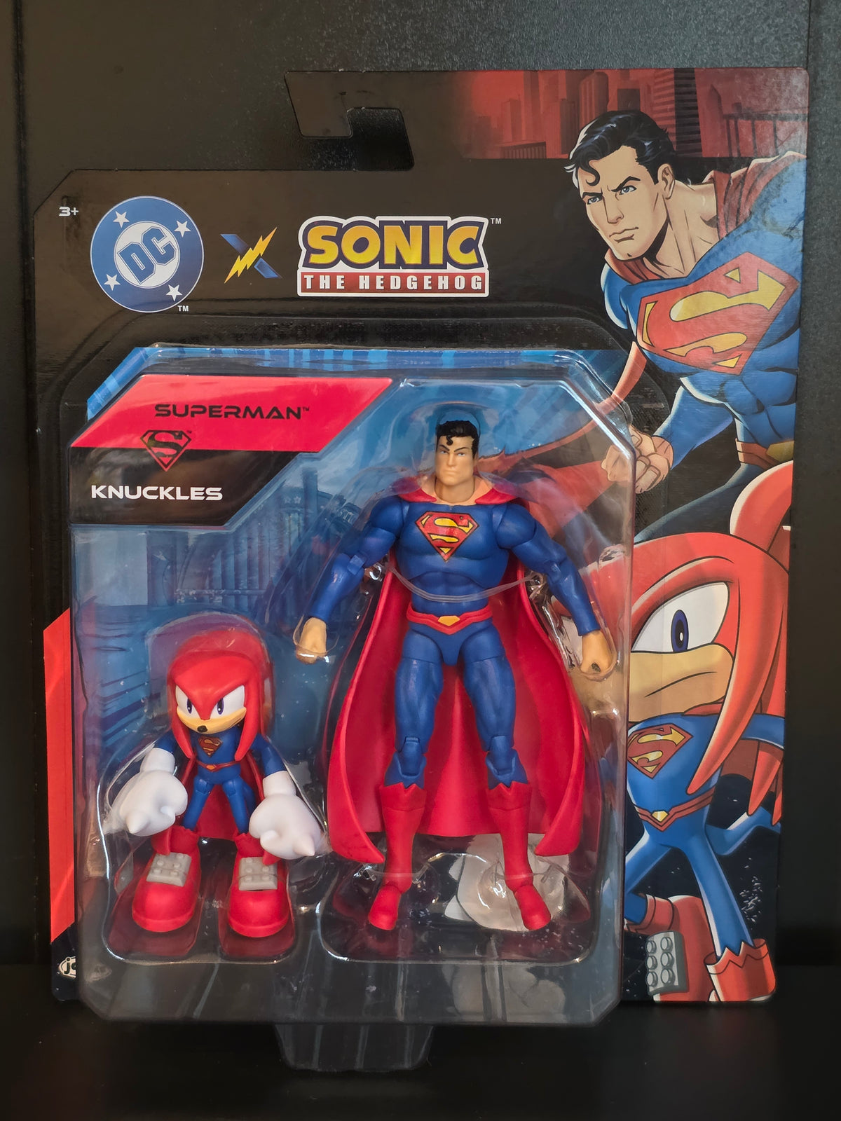 LOT DC x Sonic the Hedgehog Complete Set Of All 8 Jakks Sega