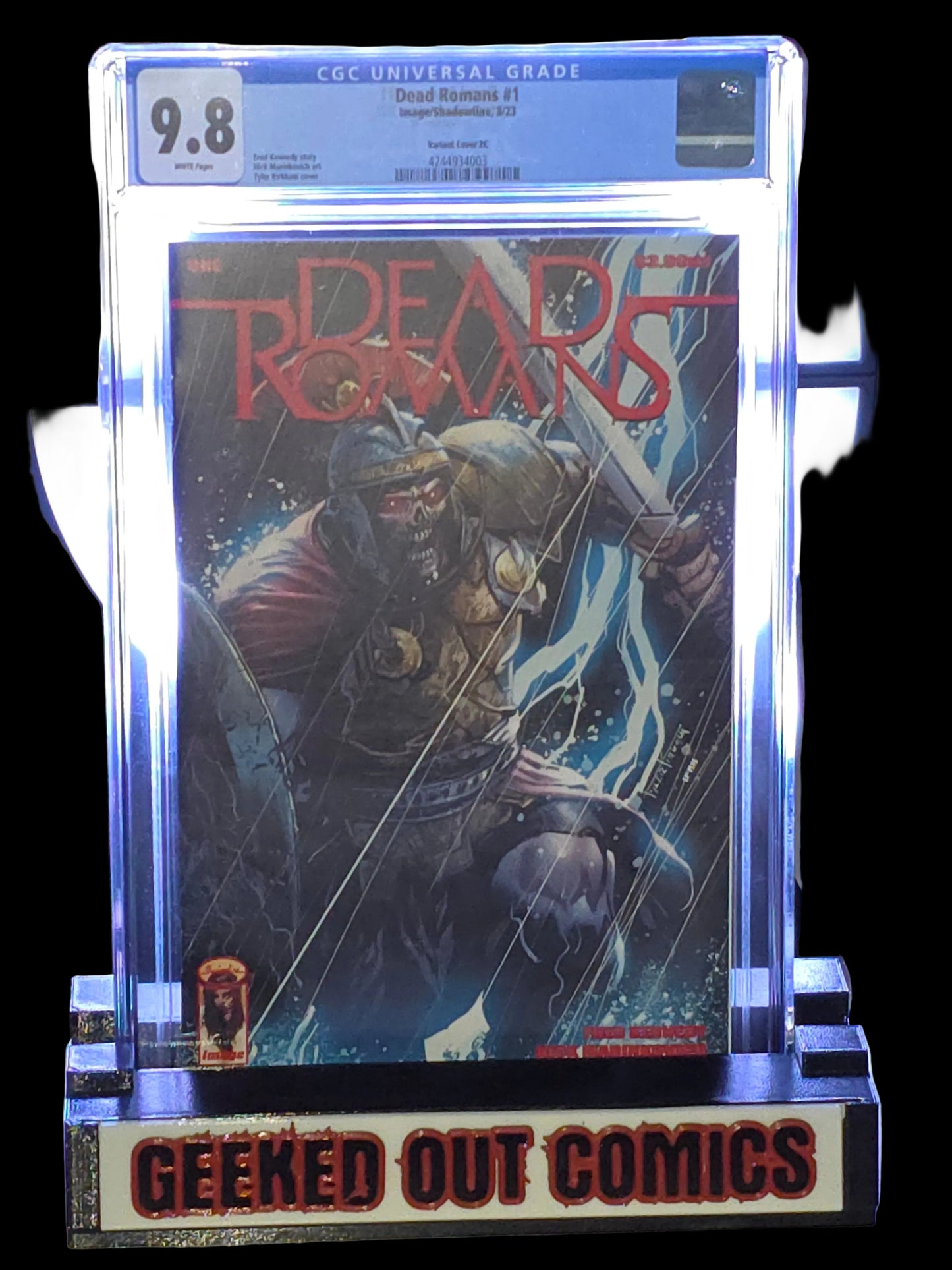 DEAD ROMANS #1 CGC 9.8 (2023)TYLER KIRKHAM C2E2 EXCLUSIVE VARIANT