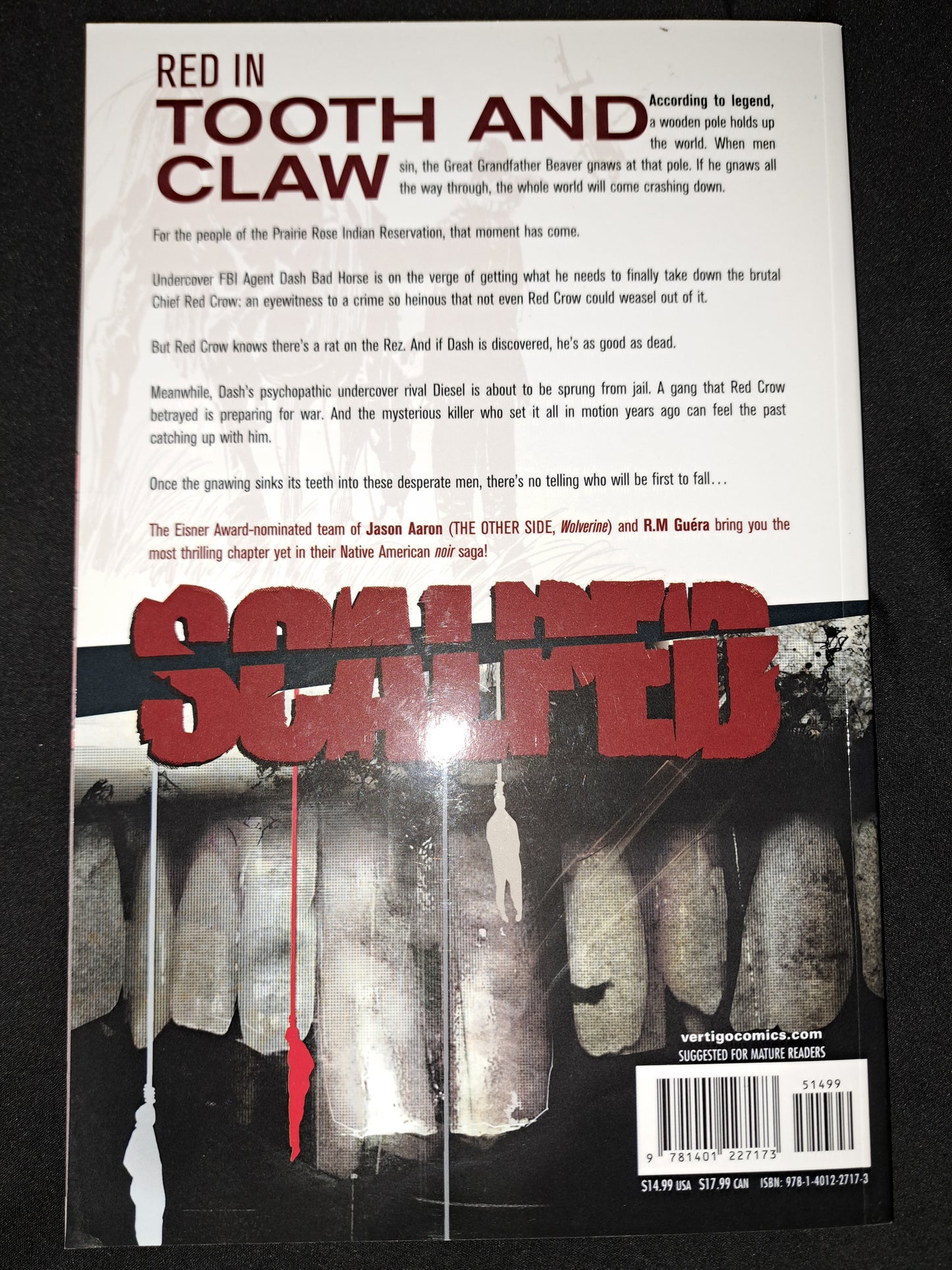 SCALPED VOLUME 6 THE GNAWING  Vertigo Jason Aaron R.M. Guera