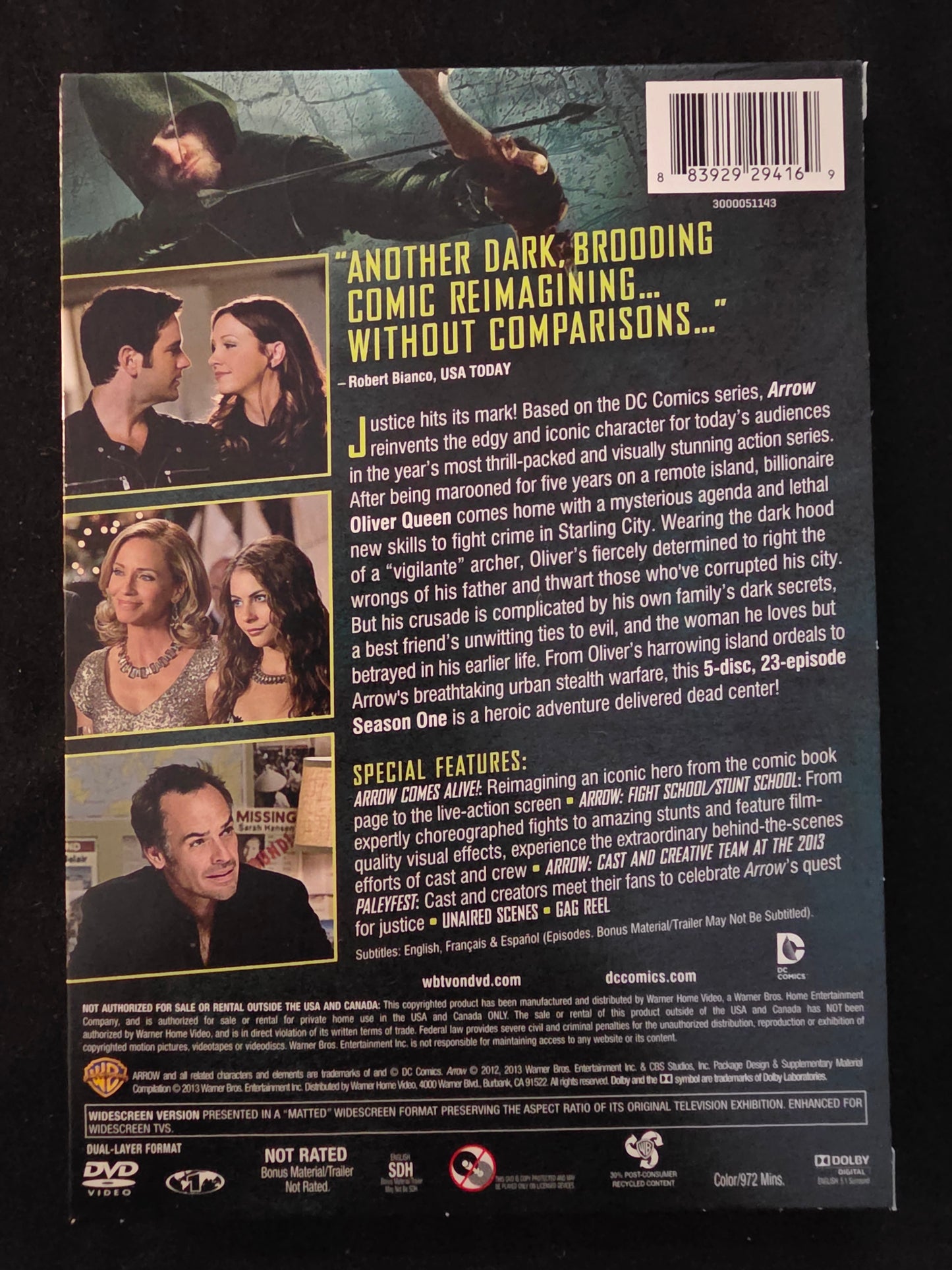 Arrow: Season One (DVD, 2013) Complete First
