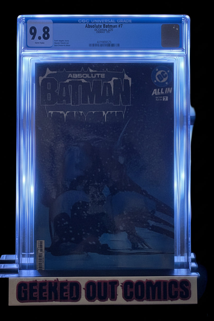Absolute Batman #7 CGC 9.8 Graded Cover A 1st First Print First Mr. Freeze