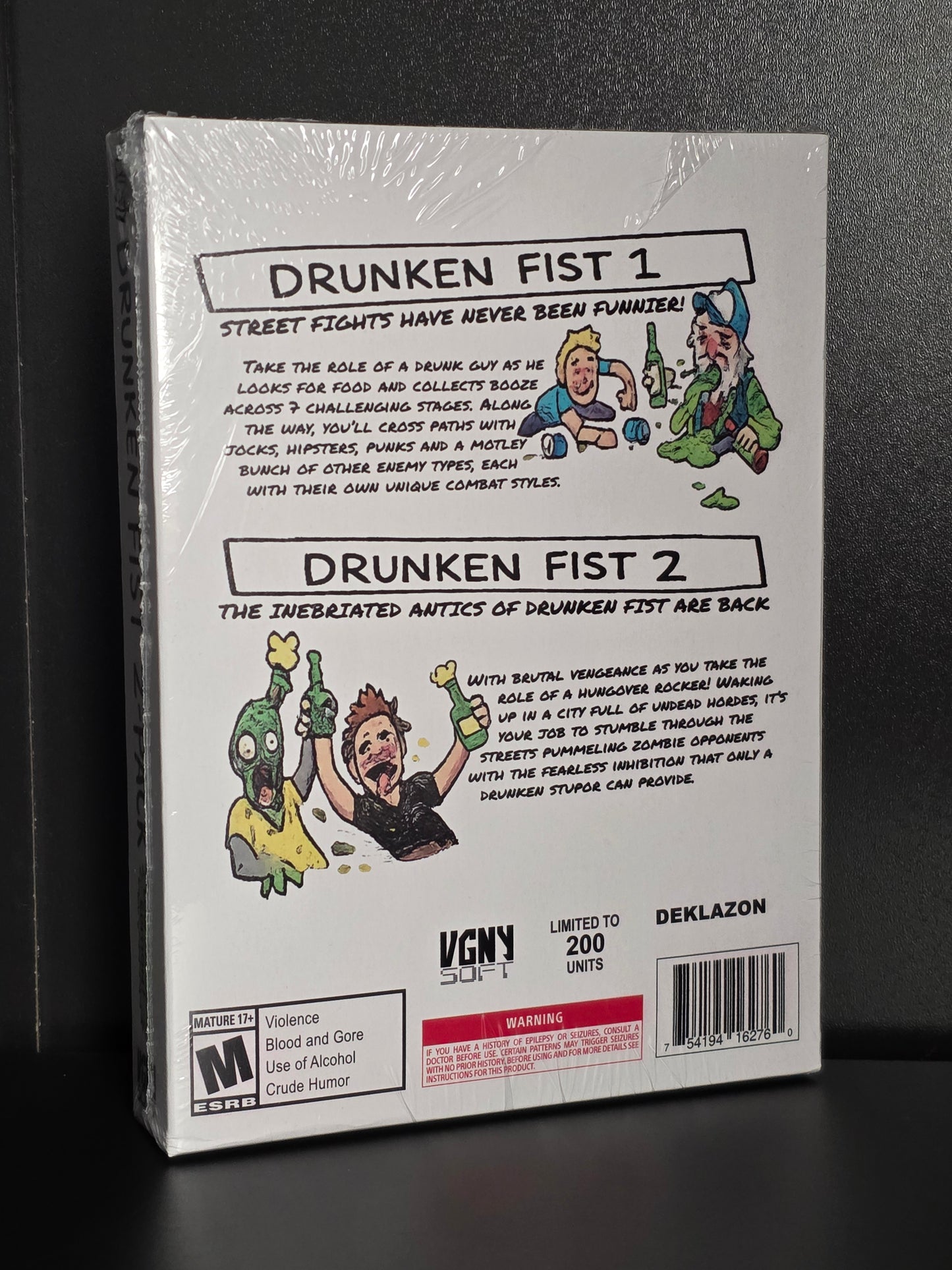DRUNKEN FIST 2-PACK LOW EFFORT EDITION NEW SEALED 2025 Playstation 5 PS5 LRG