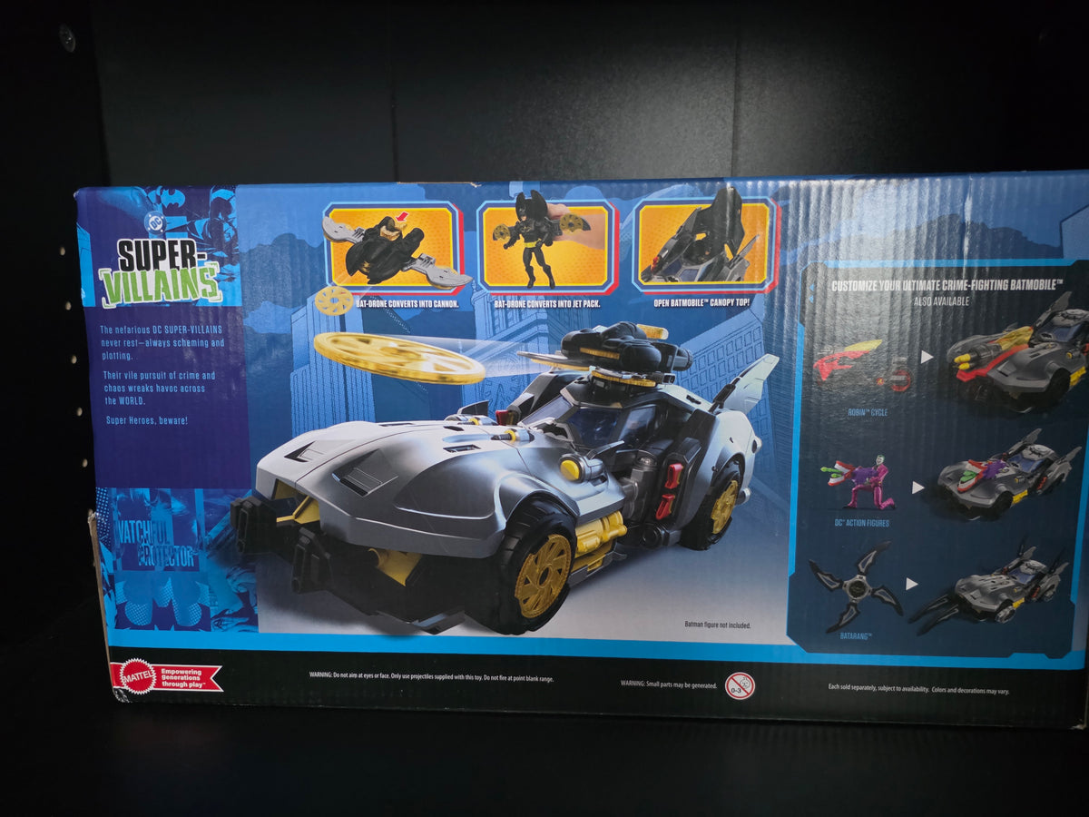 DC Batmobile Vehicle Mattel Batman DC Core 2026 Bat-Drone Launcher Toy JMD52 New