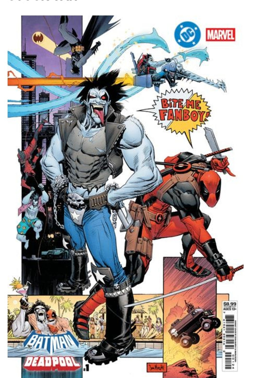 DC MARVEL BATMAN DEADPOOL #1 (ONE SHOT) SEAN GORDON MURPHY LOBO DEADPOOL CARD STOCK VAR