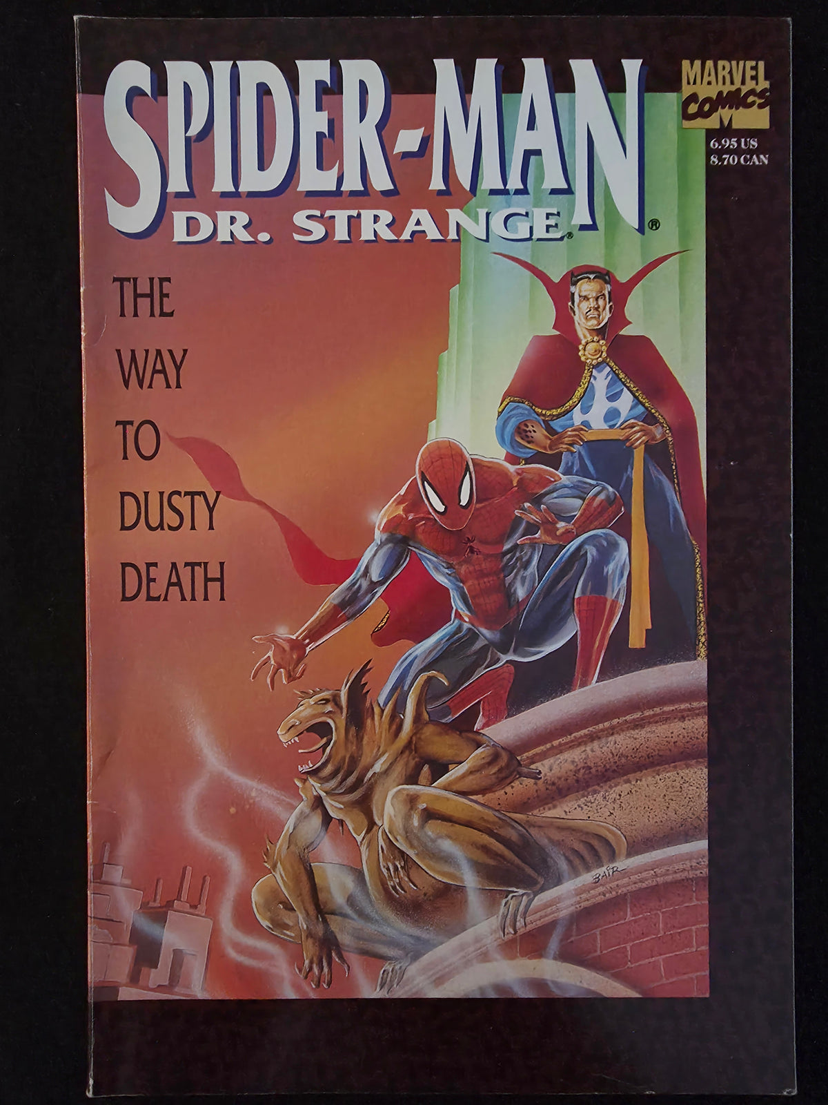 SPIDER-MAN / DR STRANGE - THE WAY TO DUSTY DEATH - MARVEL - 1992 - GRAPHIC NOVEL