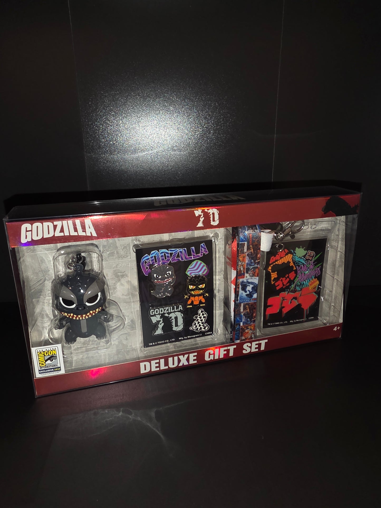 SDCC 2025 Exclusive Monogram Godzilla Deluxe Gift Set 70th Anniversary LE 300