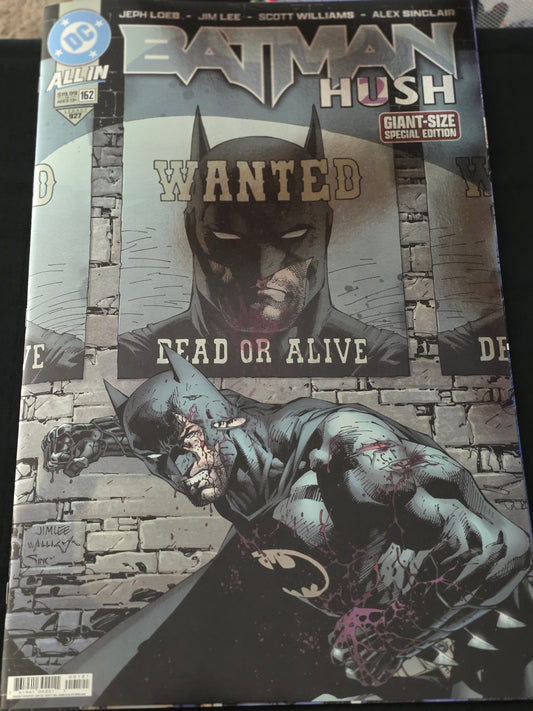 DC Batman #162 Hush 2 Giant-Size  Foil Covers Jim Lee