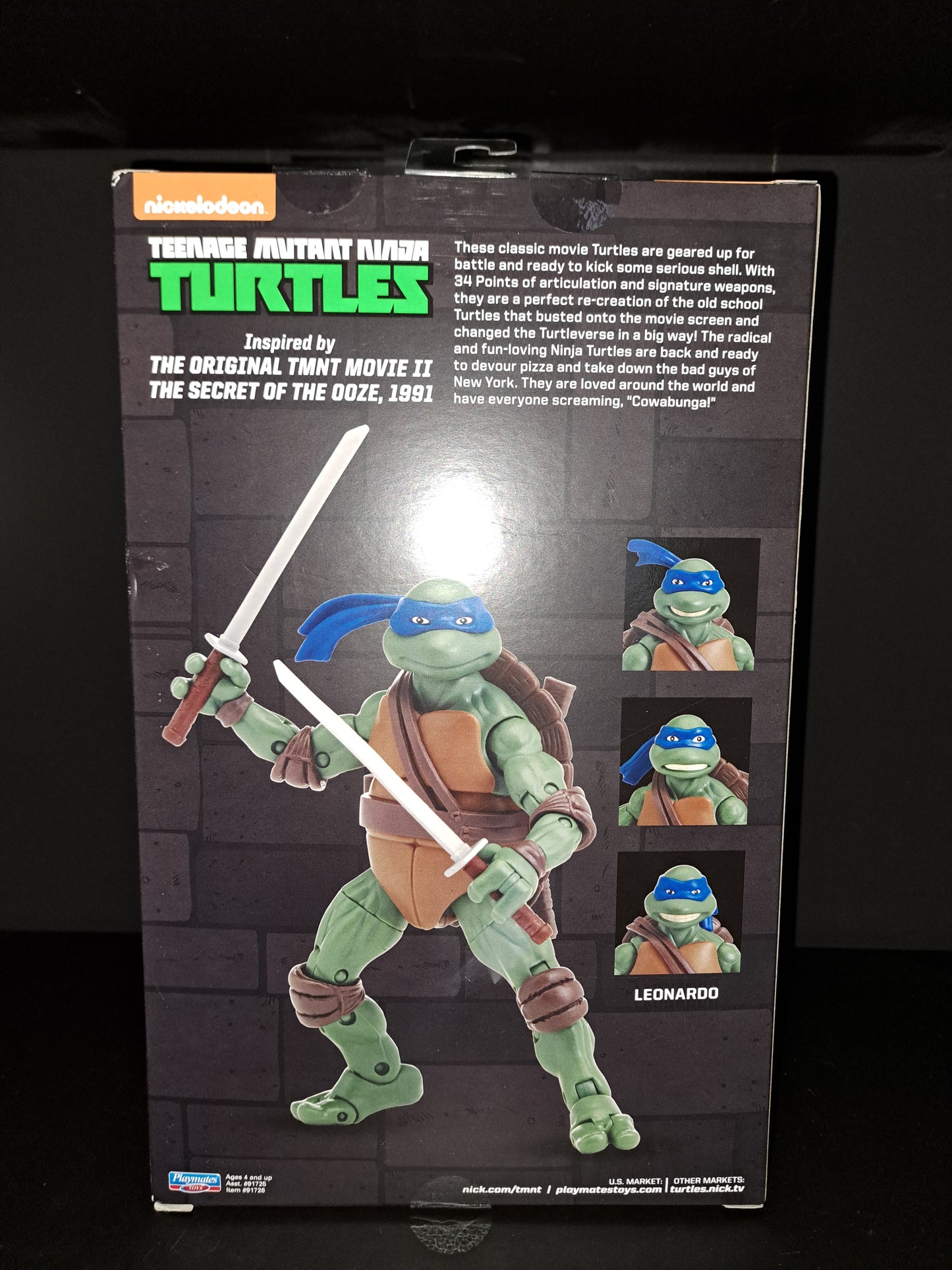 TMNT Classic Collection SECRET OF THE OOZE Full Set of 4 Figures Playmates 2016
